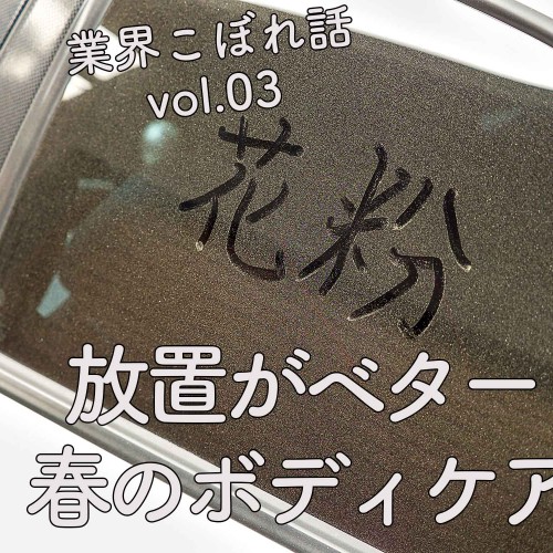 花粉の洗車
